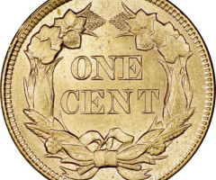 Монета Flying Eagle Cent, 1 цент 1857, США, США