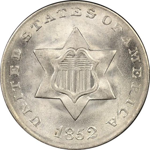 3 центи 1852, США, США