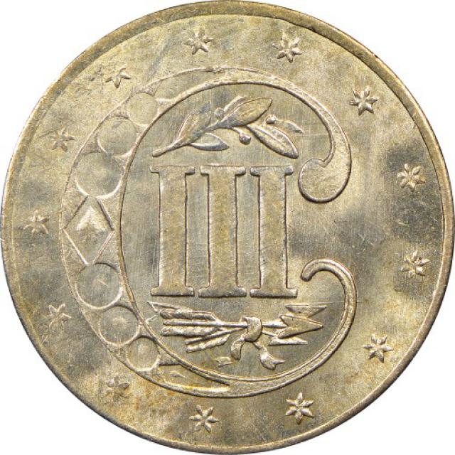 3 центи 1857, США, США