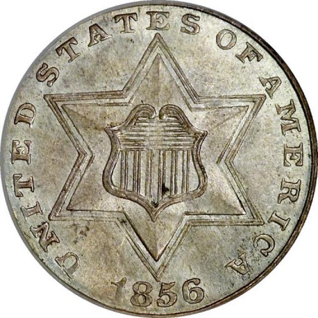 3 центи 1856, США, США