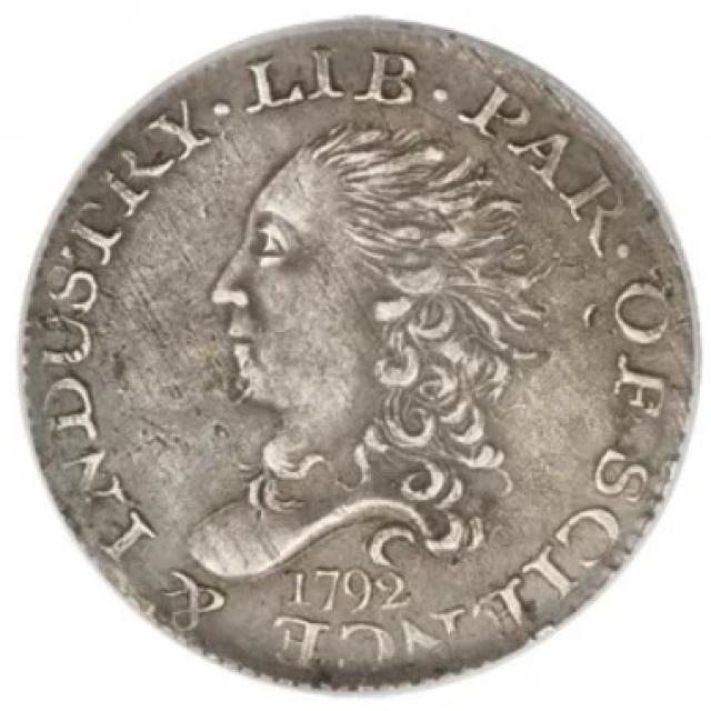 ½ дайма 1792, США, США
