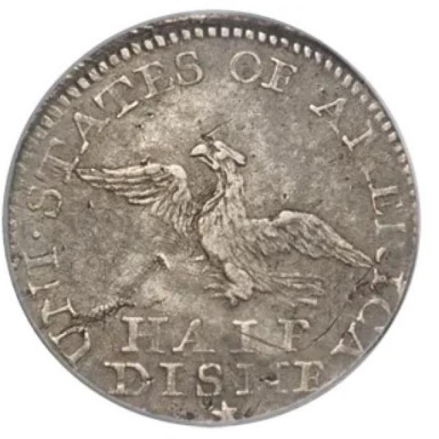 ½ дайма 1792, США, США