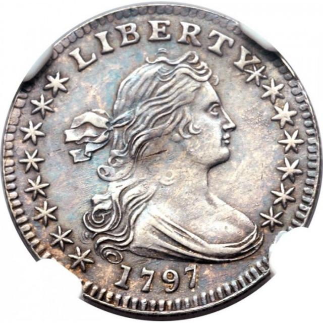 Монета Draped Bust Half Dime, ½ дайма 1797, США, США
