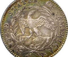 Монета Draped Bust Half Dime, ½ дайма 1796, США, США