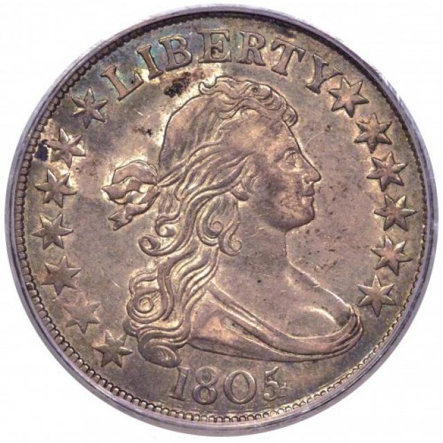 Монета Draped Bust Half Dime, ½ дайма 1805, США, США