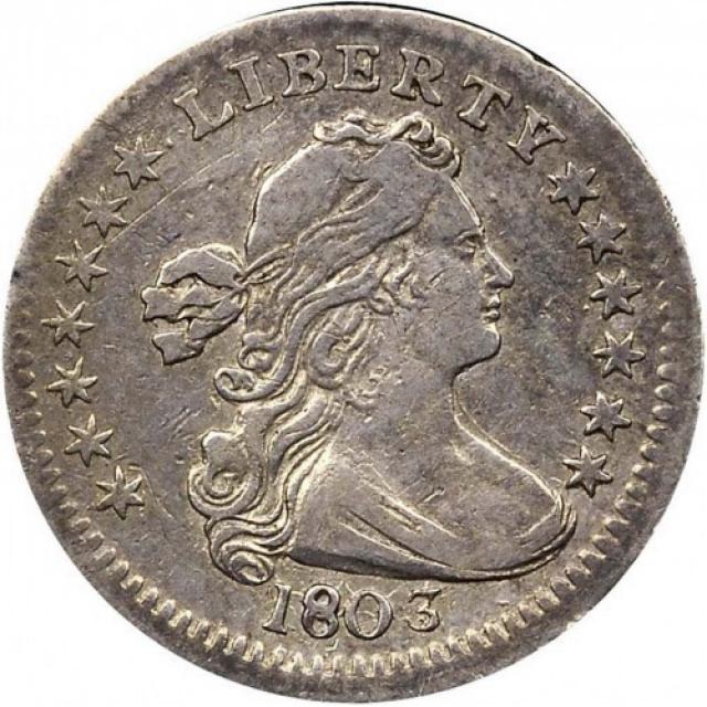 Монета Draped Bust Half Dime, ½ дайма 1803, США, США
