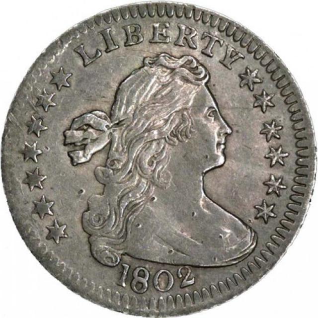 Монета Draped Bust Half Dime, ½ дайма 1802, США, США