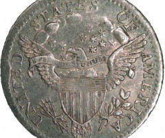 Монета Draped Bust Half Dime, ½ дайма 1802, США, США
