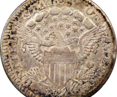 Монета Draped Bust Half Dime, ½ дайма 1801, США, США