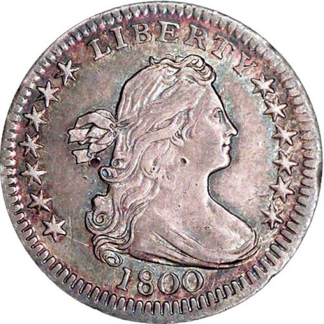 Монета Draped Bust Half Dime, ½ дайма 1800, США, США