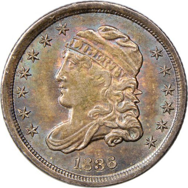 Монета Liberty Cap Half Dime, 5 центів 1836, США, США