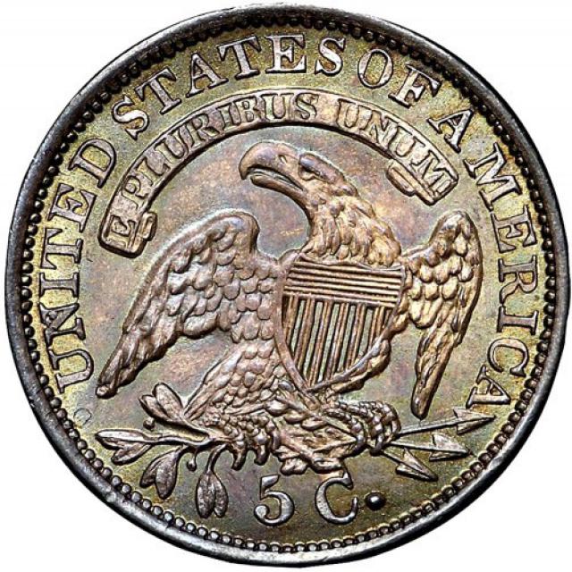 Монета Liberty Cap Half Dime, 5 центів 1835, США, США