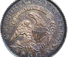 Монета Liberty Cap Half Dime, 5 центів 1834, США, США