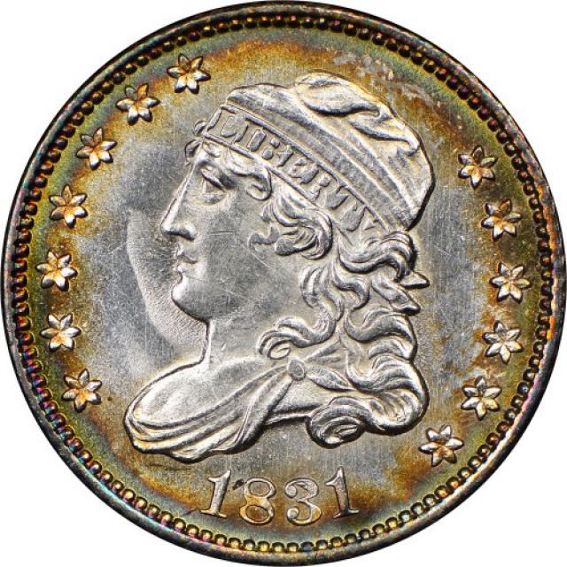 Монета Liberty Cap Half Dime, 5 центів 1831, США, США