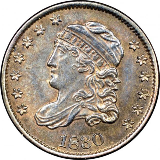 Монета Liberty Cap Half Dime, 5 центів 1830, США, США