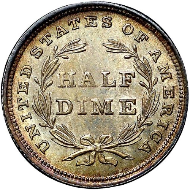 Монета Seated Liberty Half Dime, ½ дайма 1837, США, США