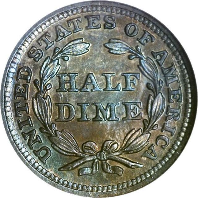 Монета Seated Liberty Half Dime, ½ дайма 1853, США, США