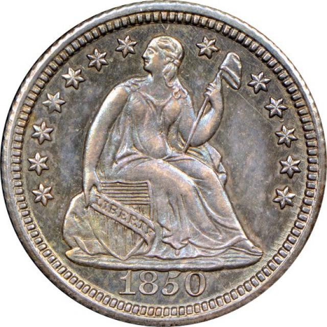Монета Seated Liberty Half Dime, ½ дайма 1850, США, США