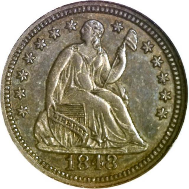 Монета Seated Liberty Half Dime, ½ дайма 1848, США, США