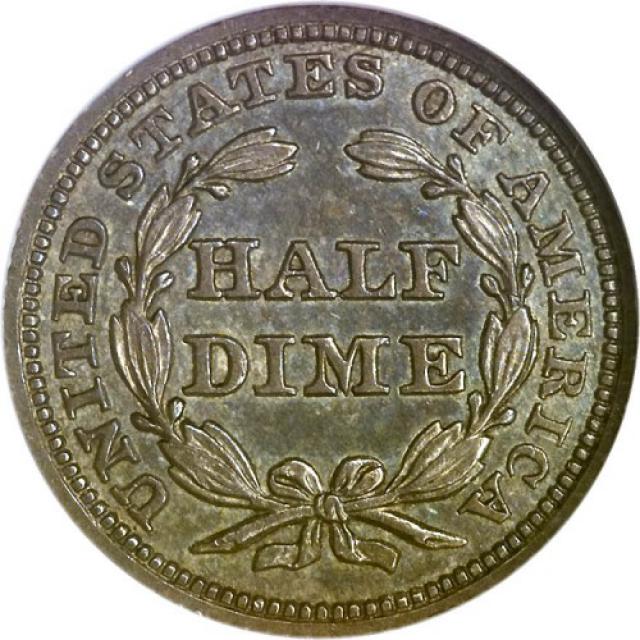 Монета Seated Liberty Half Dime, ½ дайма 1848, США, США