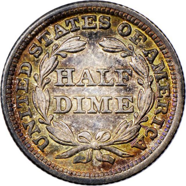 Монета Seated Liberty Half Dime, ½ дайма 1847, США, США