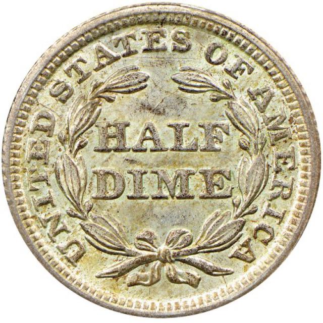Монета Seated Liberty Half Dime, ½ дайма 1845, США, США