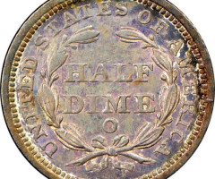 Монета Seated Liberty Half Dime, ½ дайма 1844, США, США