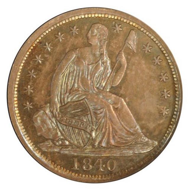 Монета Seated Liberty Half Dime, ½ дайма 1840, США, США