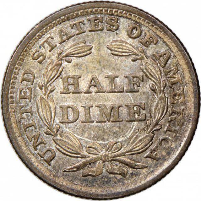 Монета Seated Liberty Half Dime, ½ дайма 1855, США, США