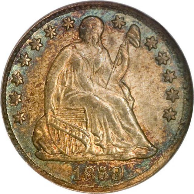 Монета Seated Liberty Half Dime, ½ дайма 1858, США, США