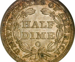 Монета Seated Liberty Half Dime, ½ дайма 1858, США, США