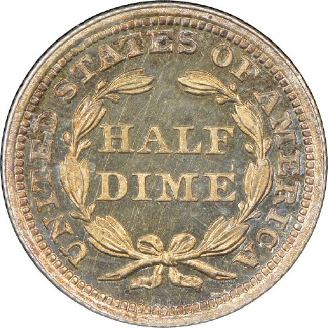 Монета Seated Liberty Half Dime, ½ дайма 1856, США, США