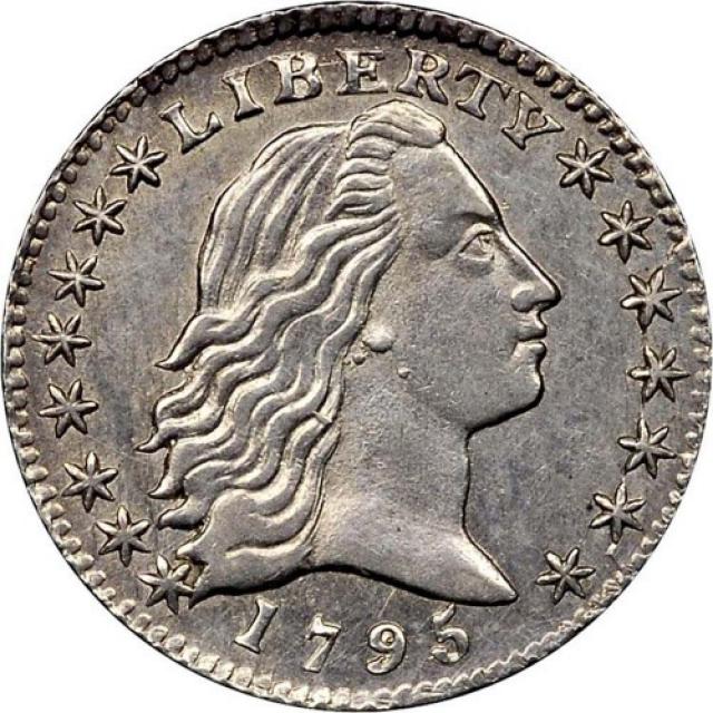 Монета Flowing Hair Half Dime, 1 дайм 1795, США, США