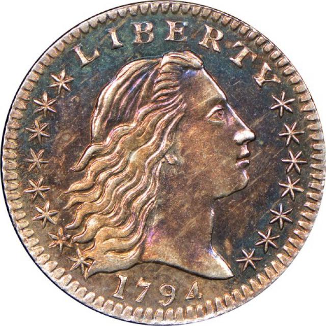 Монета Flowing Hair Half Dime, 1 дайм 1794, США, США