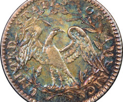 Монета Flowing Hair Half Dime, 1 дайм 1794, США, США