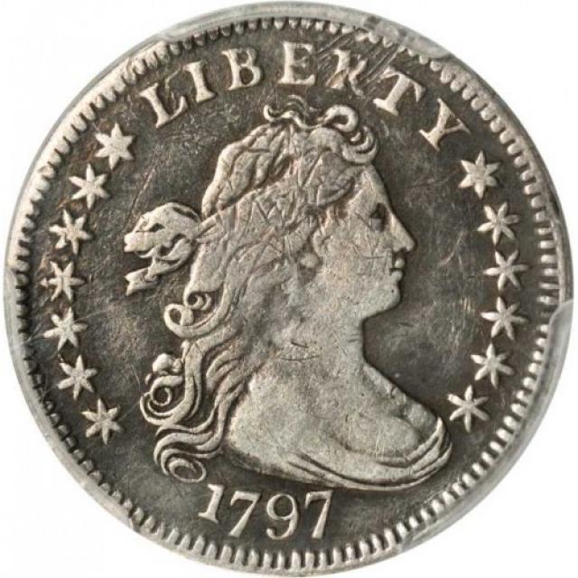 Монета Draped Bust Dime, 1 дайм 1797, США, США