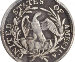 Монета Draped Bust Dime, 1 дайм 1797, США, США