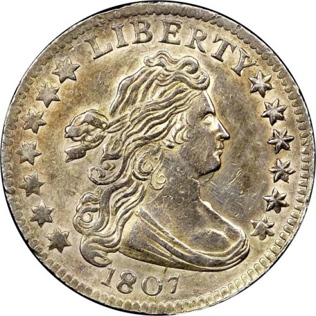 Монета Draped Bust Dime, 1 дайм 1807, США, США