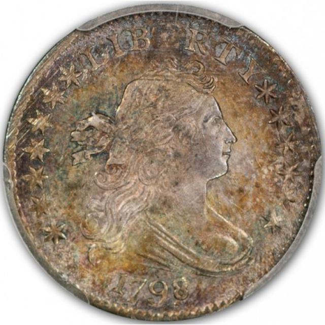 Монета Draped Bust Dime, 1 дайм 1798, США, США