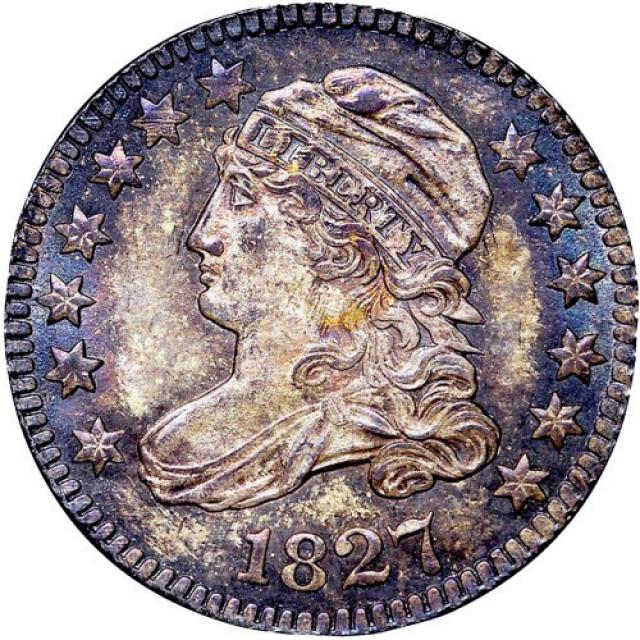 Монета Liberty Cap Dime, 10 центів 1827, США, США