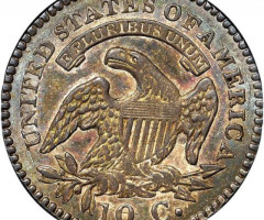 Монета Liberty Cap Dime, 10 центів 1824, США, США