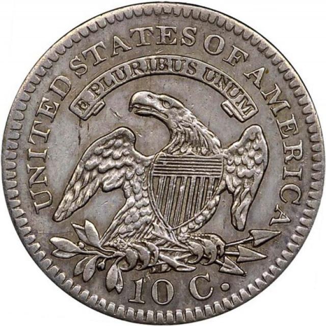 Монета Liberty Cap Dime, 10 центів 1822, США, США