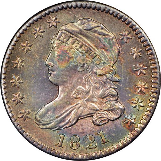 Монета Liberty Cap Dime, 10 центів 1821, США, США