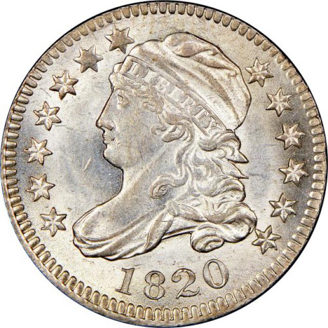 Монета Liberty Cap Dime, 10 центів 1820, США, США
