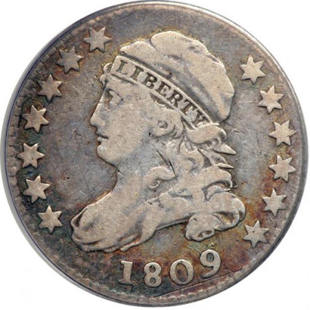Монета Liberty Cap Dime, 10 центів 1809, США, США
