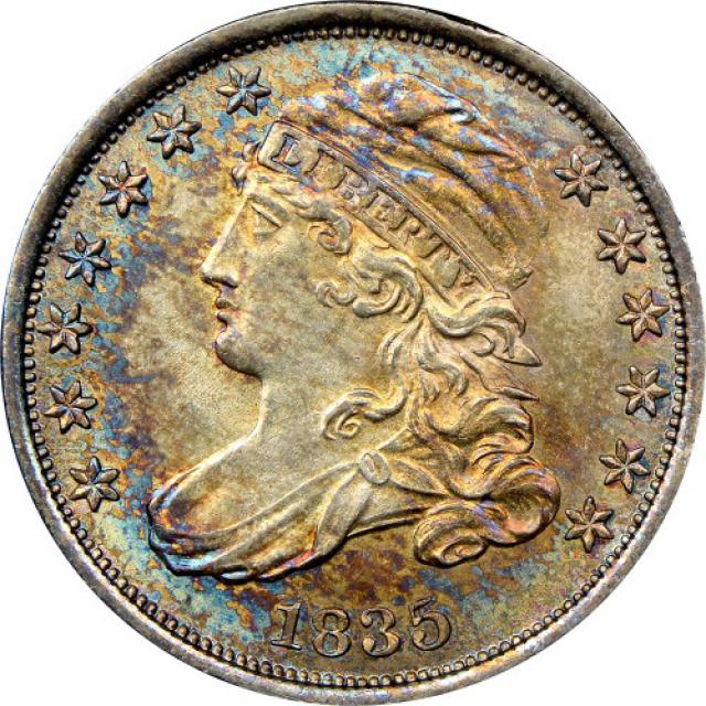 Монета Liberty Cap Dime, 10 центів 1835, США, США