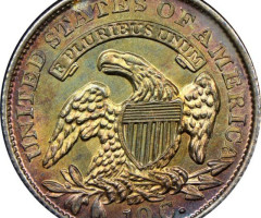 Монета Liberty Cap Dime, 10 центів 1833, США, США