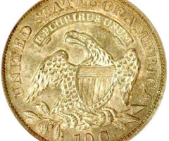 Монета Liberty Cap Dime, 10 центів 1830, США, США