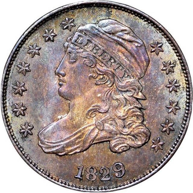 Монета Liberty Cap Dime, 10 центів 1829, США, США