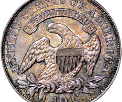 Монета Liberty Cap Dime, 10 центів 1829, США, США